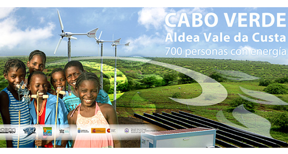 Una aldea con más de 700 personas alimentada con renovables en Cabo Verde.